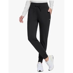 Bayleaf‎ Black Drawstring Fleece Lined Jogger Sweatpants